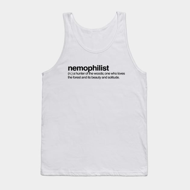 Nemophilist Tank Top by Onomatophilia